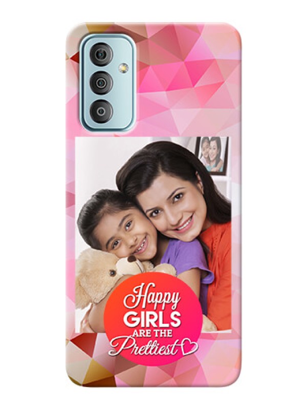 Custom Galaxy F23 Personalized Phone Covers: Abstract Triangle Design