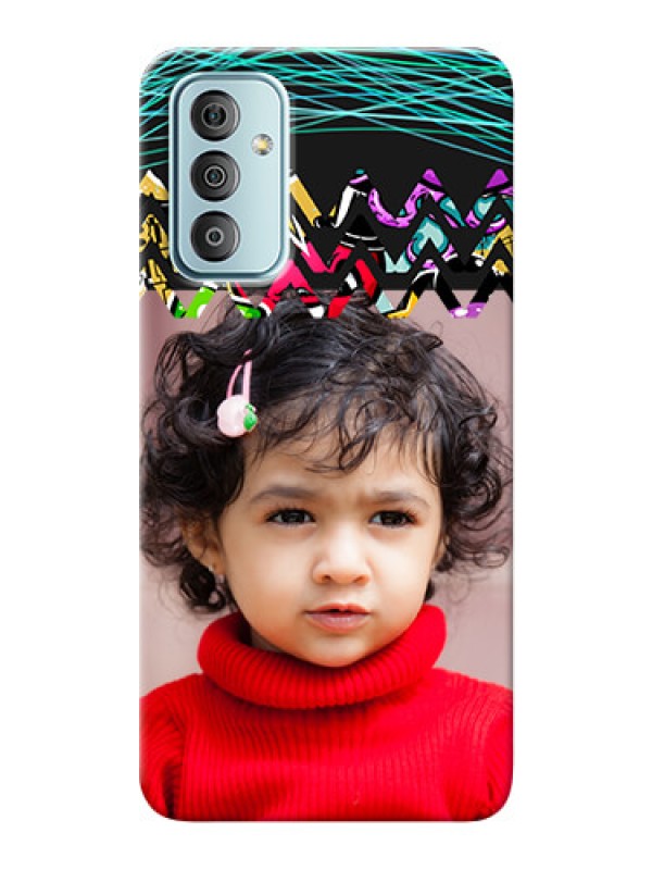 Custom Galaxy F23 personalized phone covers: Neon Abstract Design