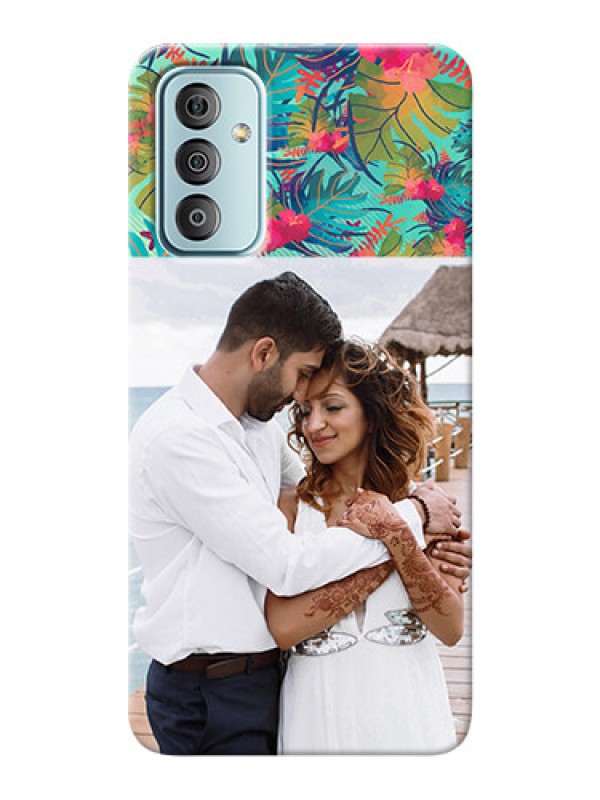 Custom Galaxy F23 Personalized Phone Cases: Watercolor Floral Design