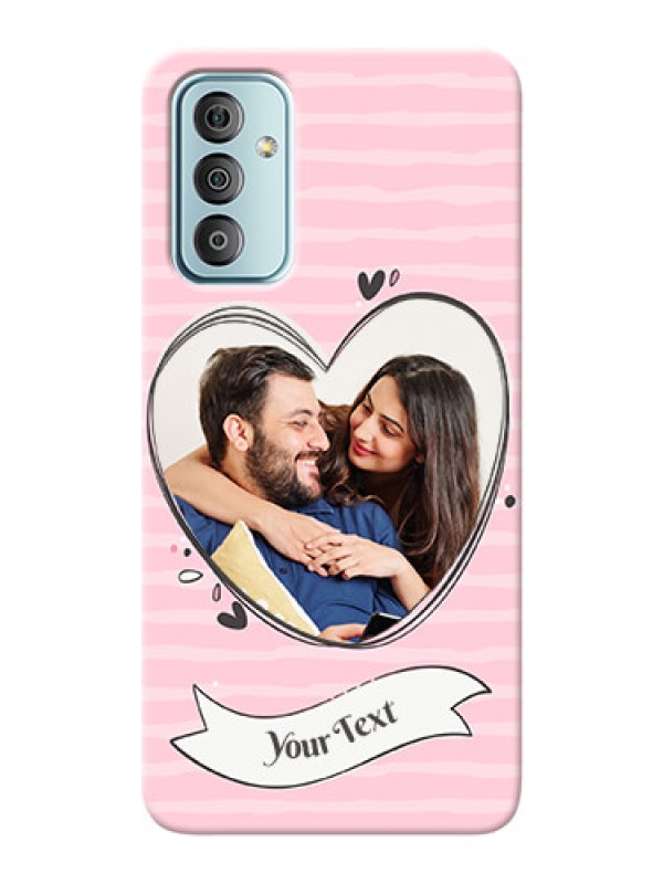 Custom Galaxy F23 custom mobile phone covers: Vintage Heart Design