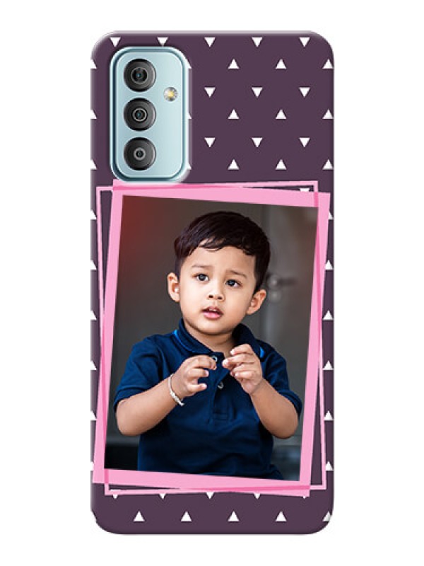 Custom Galaxy F23 Phone Cases: Triangle Pattern Dotted Design