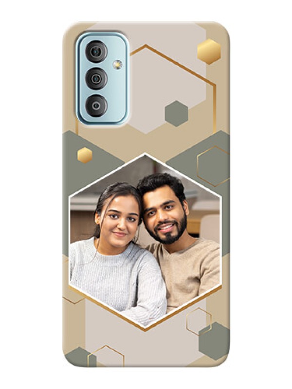 Custom Galaxy F23 Phone Back Covers: Stylish Hexagon Pattern Design