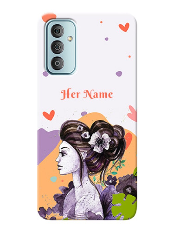 Custom Galaxy F23 Custom Mobile Case with Woman And Nature Design
