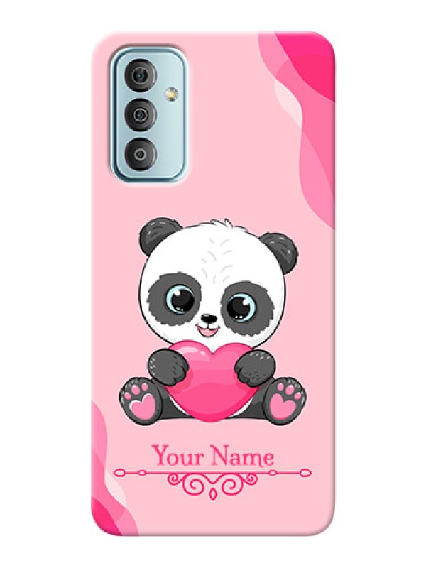 Custom Galaxy F23 Mobile Back Covers: Cute Panda Design