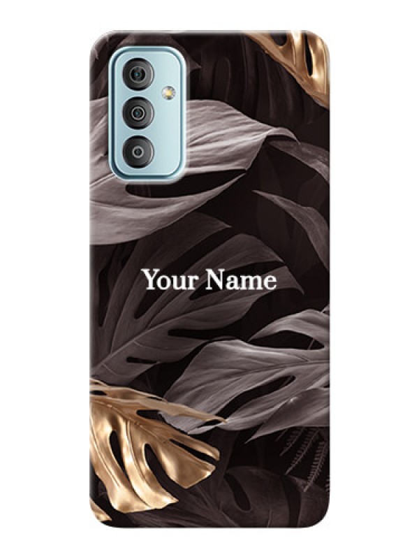 Custom Galaxy F23 Mobile Back Covers: Wild Leaves digital paint Design