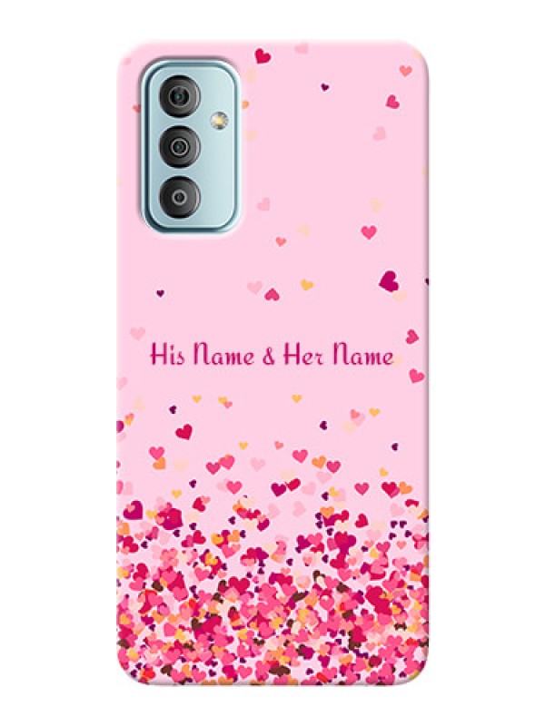 Custom Galaxy F23 Phone Back Covers: Floating Hearts Design