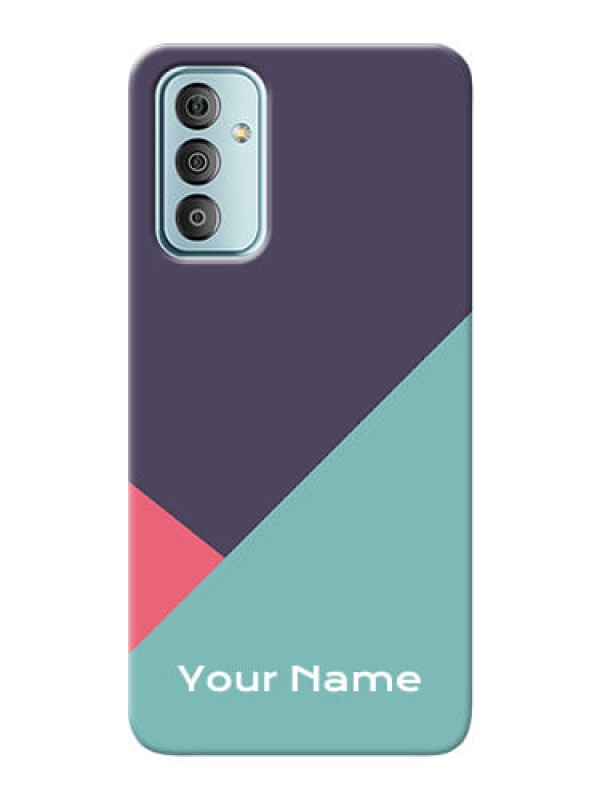 Custom Galaxy F23 Custom Phone Cases: Tri  Color abstract Design