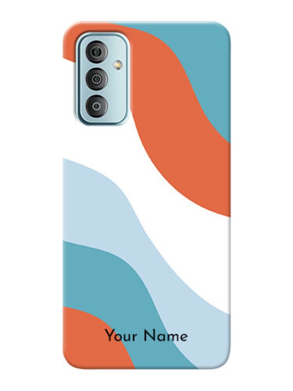 Custom Galaxy F23 Mobile Back Covers: coloured Waves Design