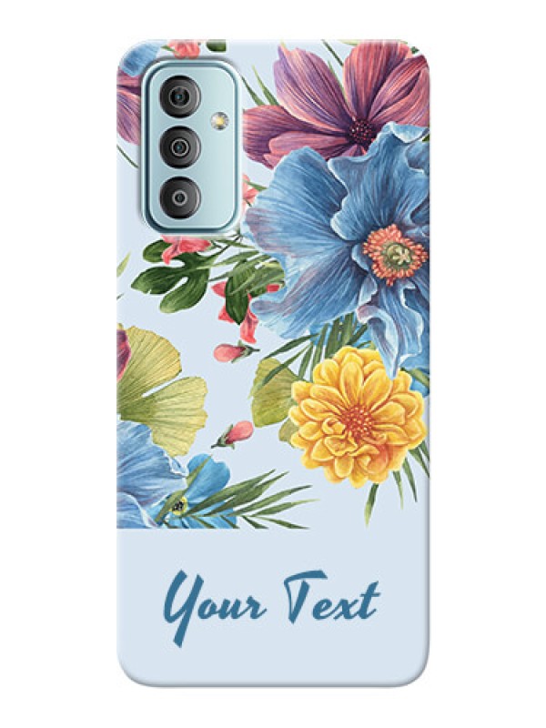 Custom Galaxy F23 Custom Phone Cases: Stunning Watercolored Flowers Painting Design