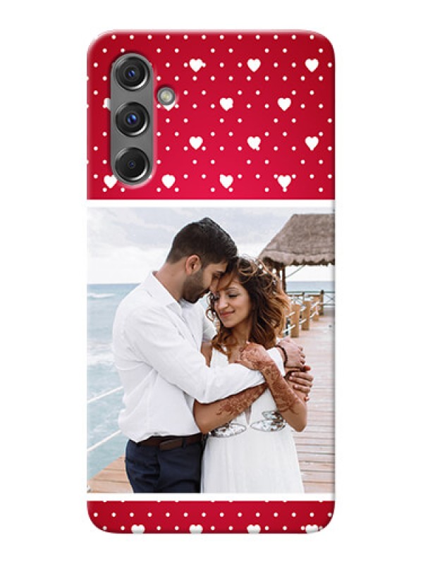 Custom Galaxy F34 5G custom back covers: Hearts Mobile Case Design