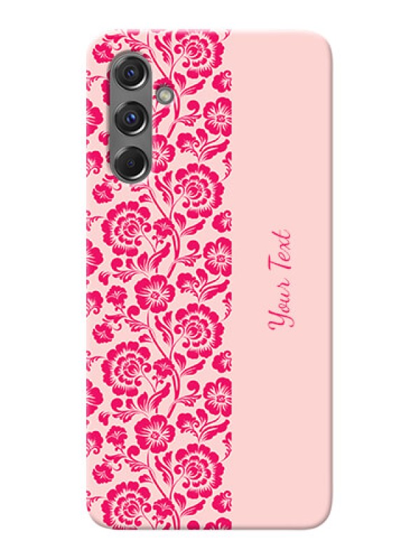 Custom Galaxy F34 5G Custom Phone Case with Attractive Floral Pattern Design