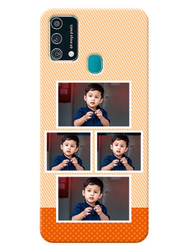 Custom Samsung Galaxy F41 Mobile Back Covers: Bulk Photos Upload Design