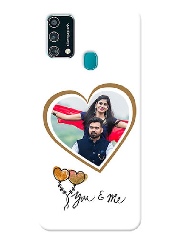 Custom Samsung Galaxy F41 customized phone cases: You & Me Design