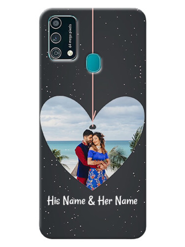 Custom Samsung Galaxy F41 custom phone cases: Hanging Heart Design