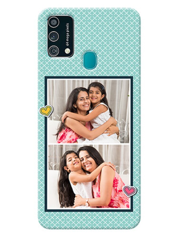 Custom Samsung Galaxy F41 Custom Phone Cases: 2 Image Holder with Pattern Design