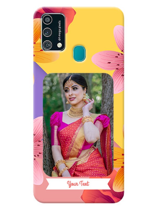 Custom Samsung Galaxy F41 Mobile Covers: 3 Image With Vintage Floral Design