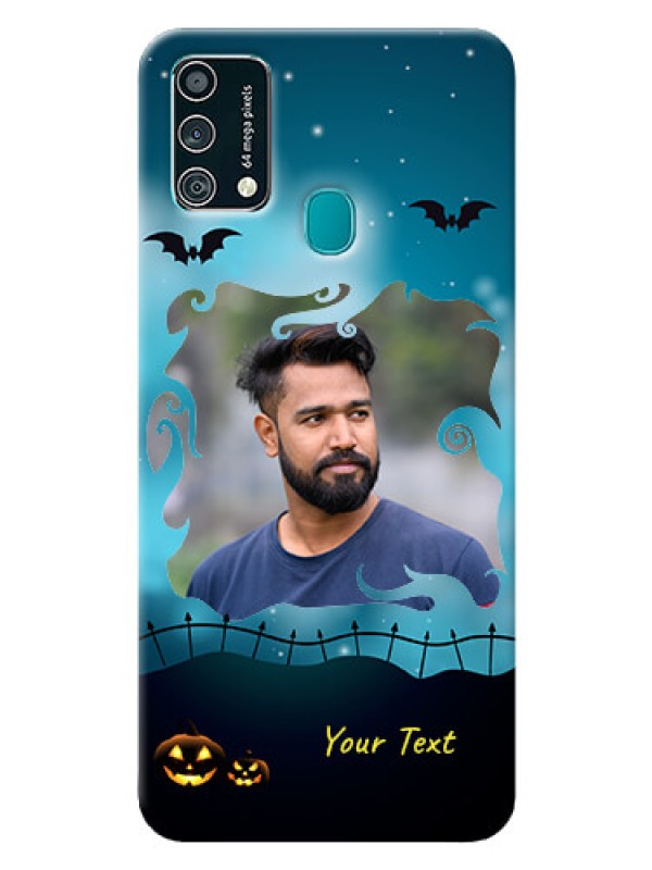 Custom Samsung Galaxy F41 Personalised Phone Cases: Halloween frame design