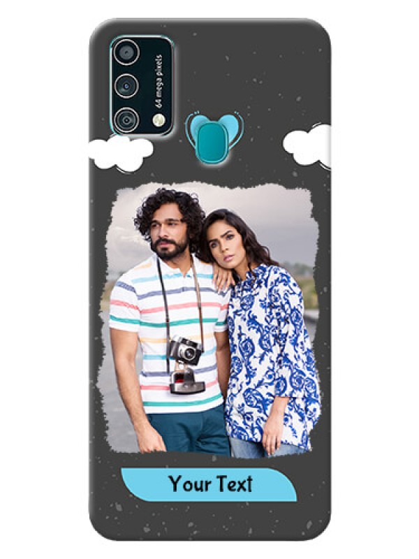 Custom Samsung Galaxy F41 Mobile Back Covers: splashes with love doodles Design