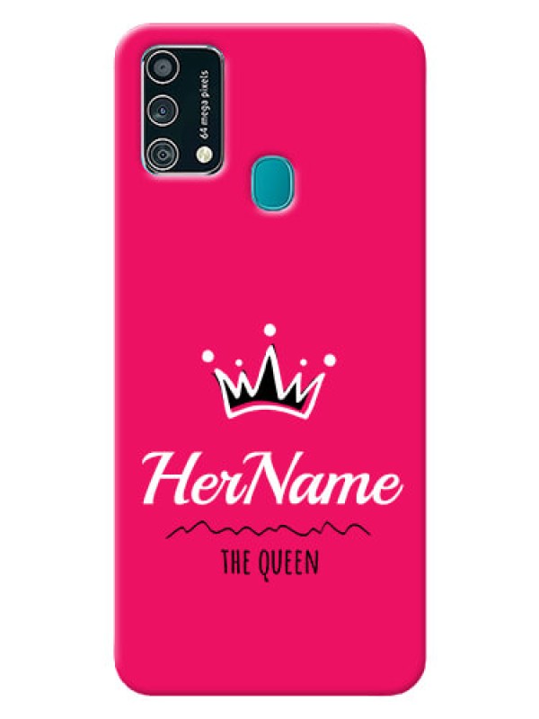 Custom Samsung Galaxy F41 Queen Phone Case with Name
