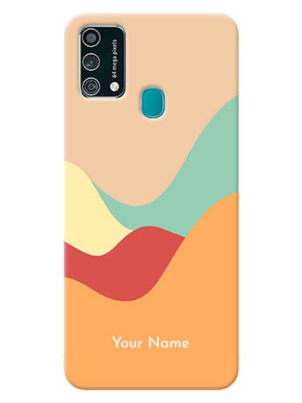Custom Galaxy F41 Custom Mobile Case with Ocean Waves Multi-colour Design