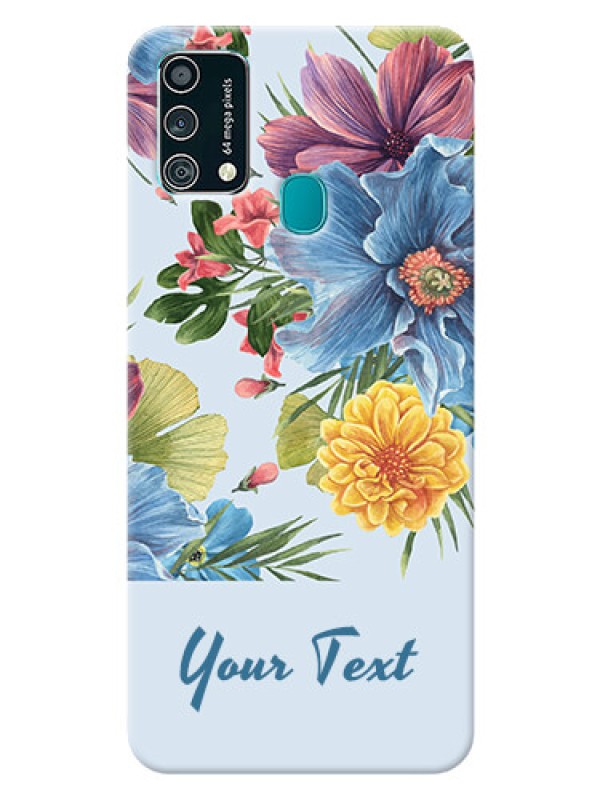 Custom Galaxy F41 Custom Phone Cases: Stunning Watercolored Flowers Painting Design