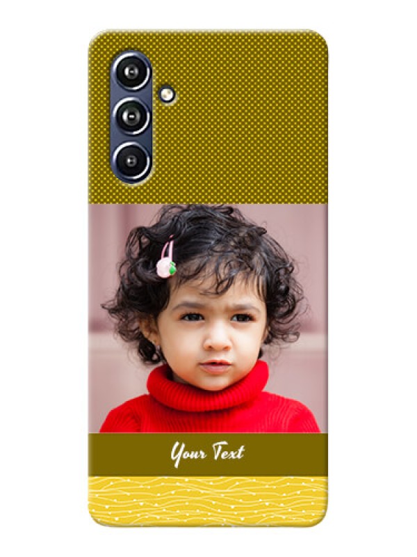 Custom Galaxy F54 5G custom mobile back covers: Simple Green Color Design