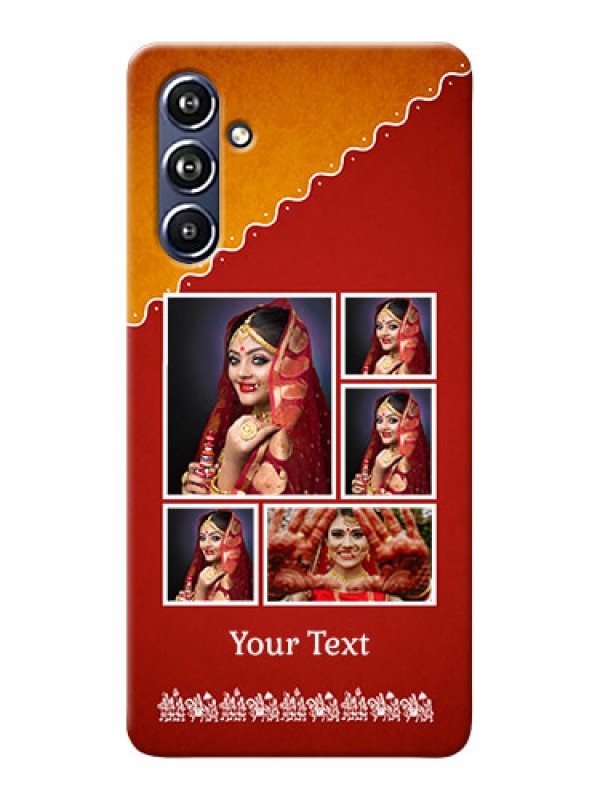 Custom Galaxy F54 5G customized phone cases: Wedding Pic Upload Design