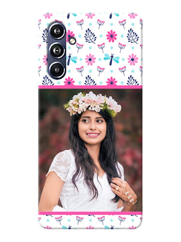 Custom Galaxy F54 5G Mobile Covers: Colorful Flower Design