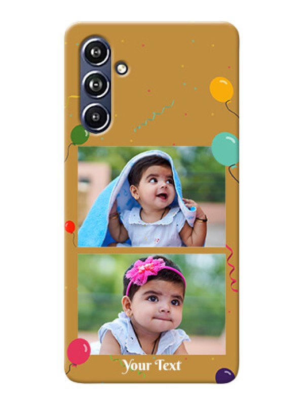 Custom Galaxy F54 5G Phone Covers: Image Holder with Birthday Celebrations Design