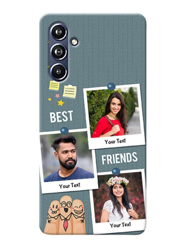 Custom Galaxy F54 5G Mobile Cases: Sticky Frames and Friendship Design