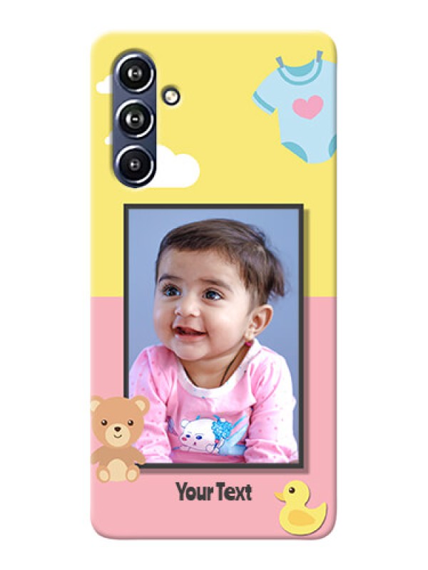 Custom Galaxy F54 5G Back Covers: Kids 2 Color Design