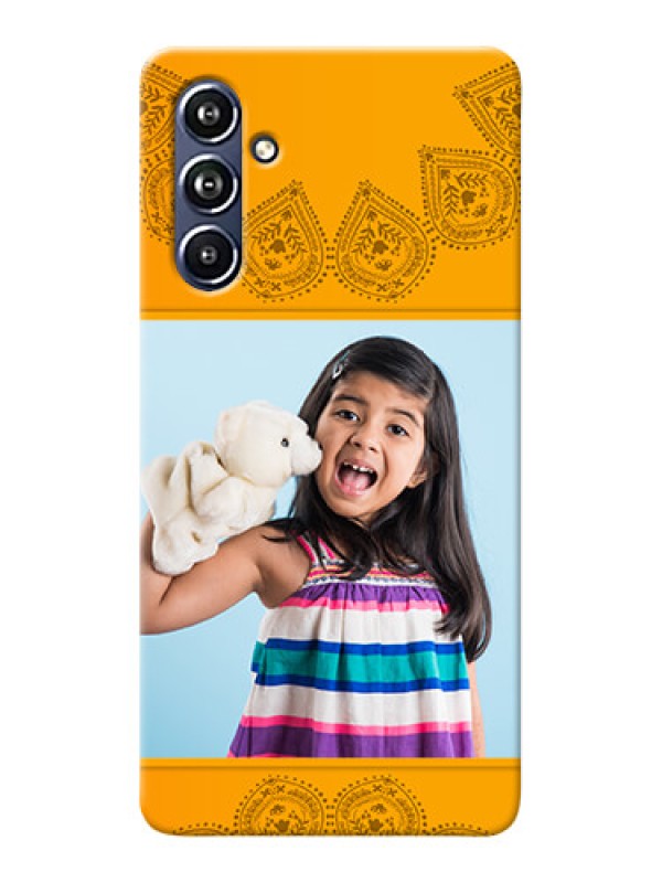 Custom Galaxy F54 5G custom mobile back covers: Photo Wedding Design