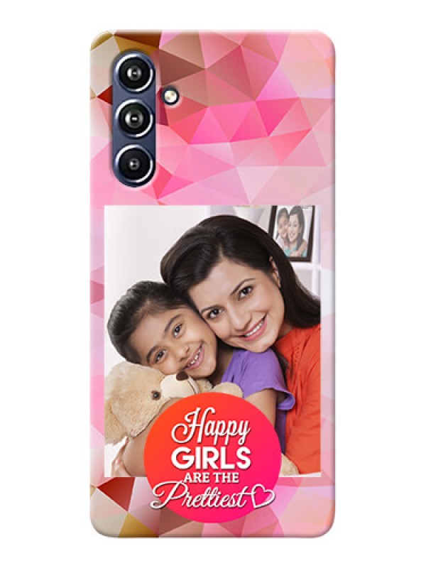 Custom Galaxy F54 5G Personalized Phone Covers: Abstract Triangle Design