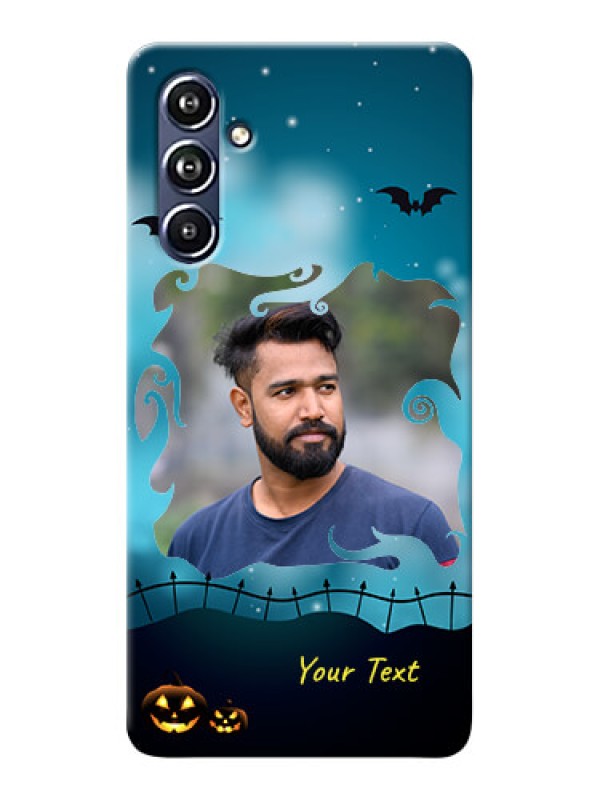 Custom Galaxy F54 5G Personalised Phone Cases: Halloween frame design