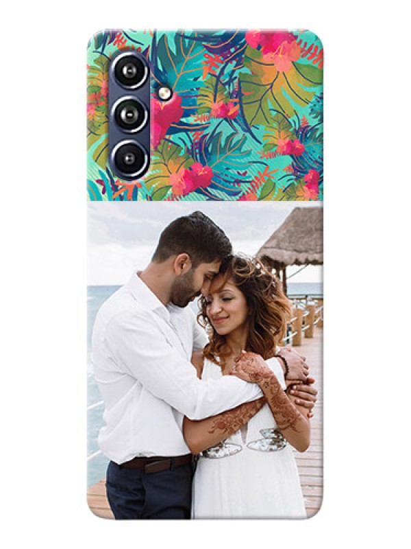 Custom Galaxy F54 5G Personalized Phone Cases: Watercolor Floral Design