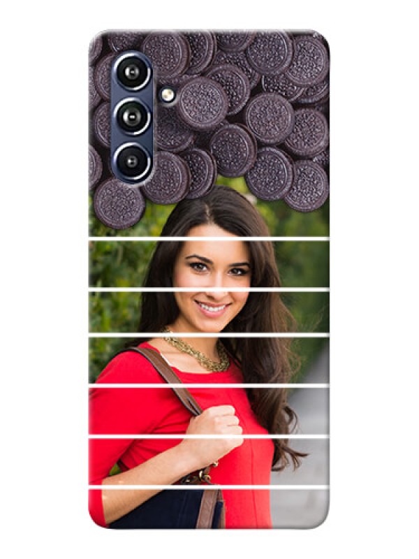 Custom Galaxy F54 5G Custom Mobile Covers with Oreo Biscuit Design