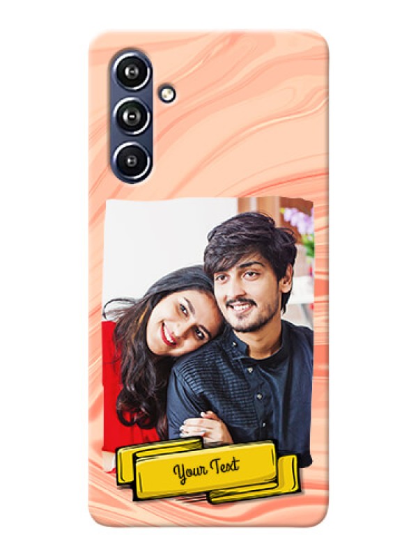 Custom Galaxy F54 5G Customized Phone Cases: Marble Texture Design