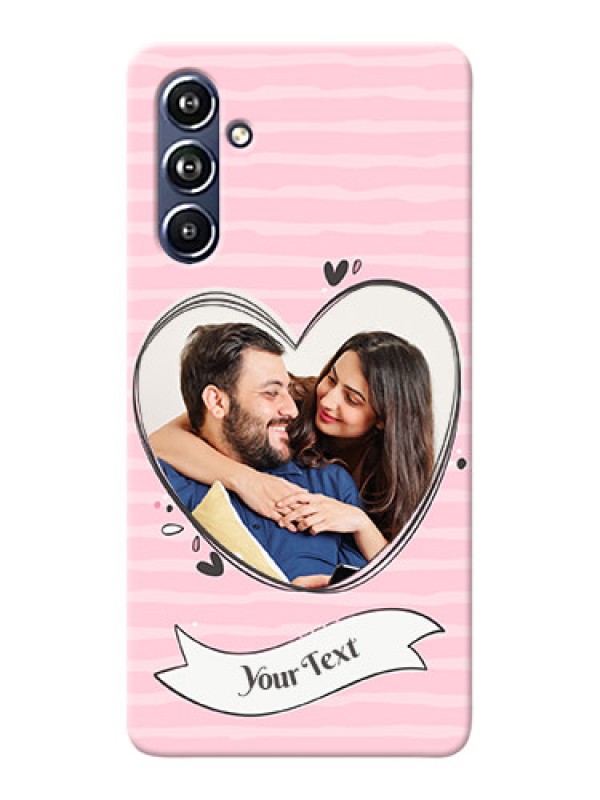 Custom Galaxy F54 5G custom mobile phone covers: Vintage Heart Design