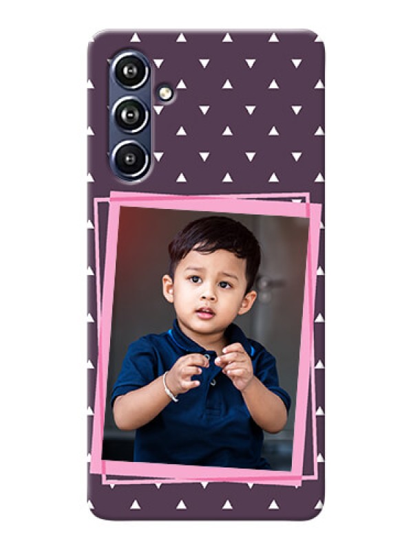 Custom Galaxy F54 5G Phone Cases: Triangle Pattern Dotted Design