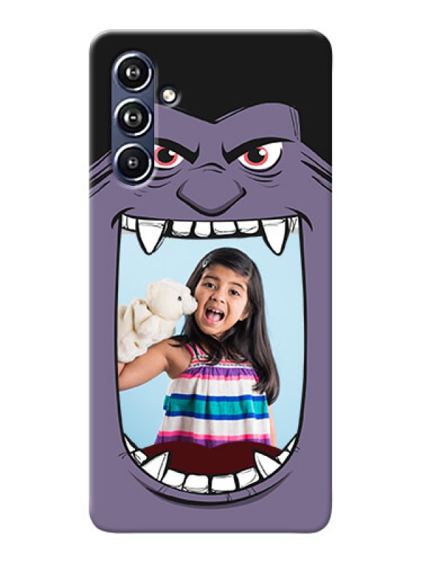 Custom Galaxy F54 5G Personalised Phone Covers: Angry Monster Design
