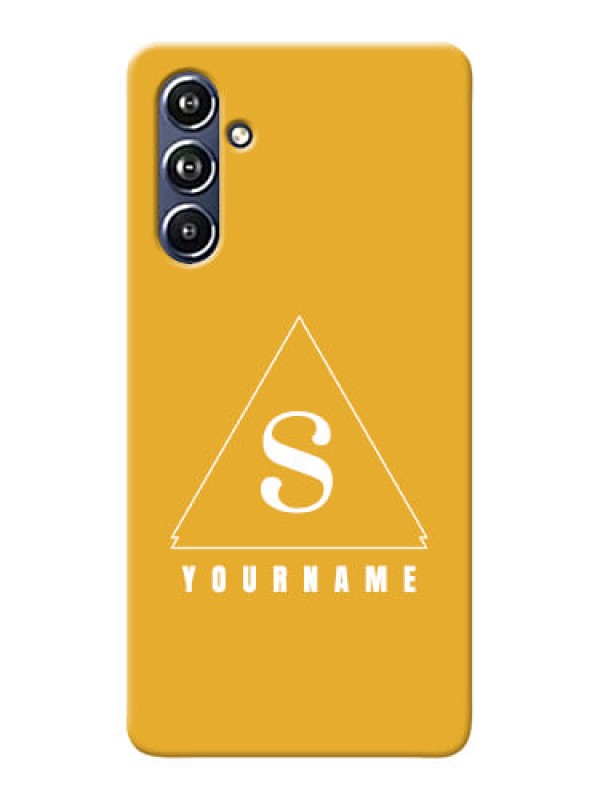 Custom Galaxy F54 5G Personalized Phone Case with simple triangle Design