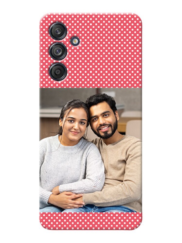 Custom Galaxy F55 5G Custom Mobile Case with White Dotted Design