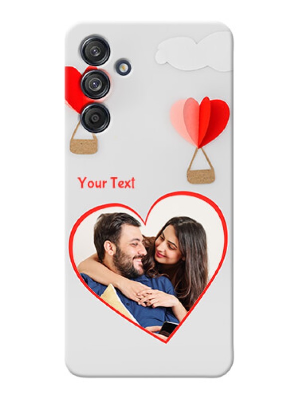 Custom Galaxy F55 5G Phone Covers: Parachute Love Design