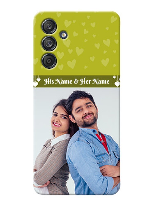 Custom Galaxy F55 5G custom mobile covers: You And Me Heart Design