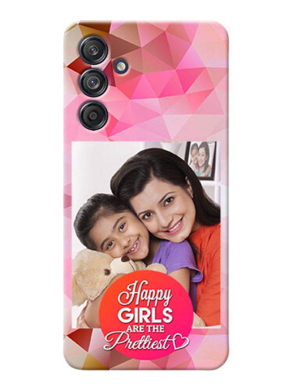 Custom Galaxy F55 5G Personalized Phone Covers: Abstract Triangle Design