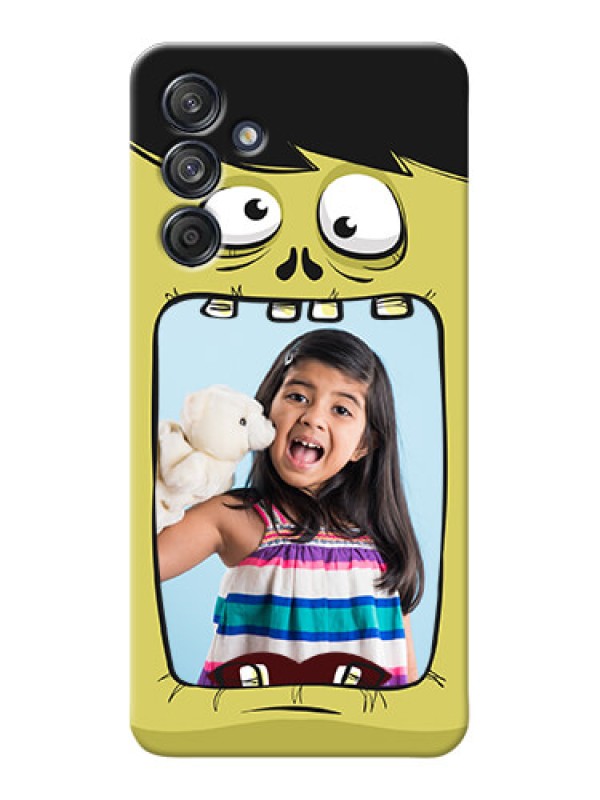 Custom Galaxy F55 5G Mobile Covers: Cartoon monster back case Design