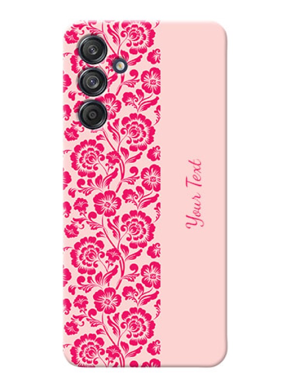 Custom Galaxy F55 5G Custom Phone Case with Attractive Floral Pattern Design