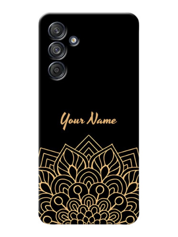 Custom Galaxy F55 5G Custom Phone Case with Golden mandala Design