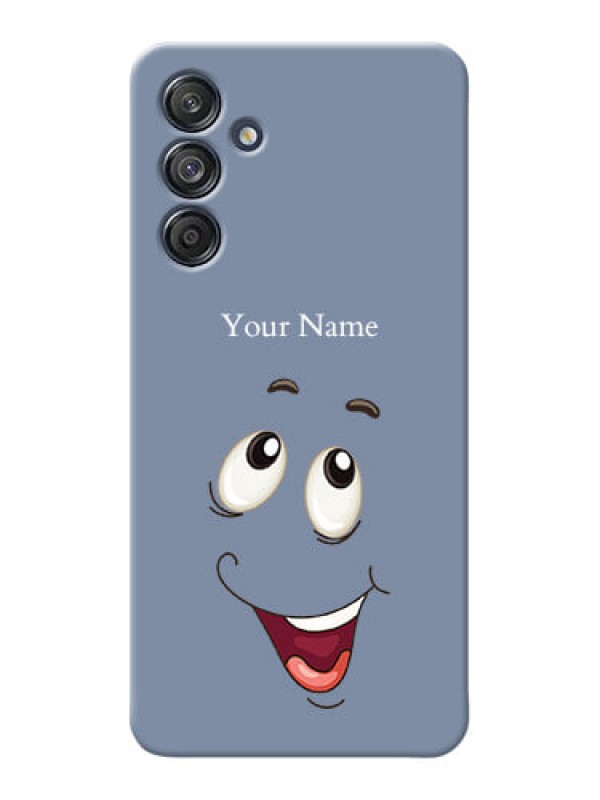 Custom Galaxy F55 5G Photo Printing on Case with Laughing Cartoon Face Design