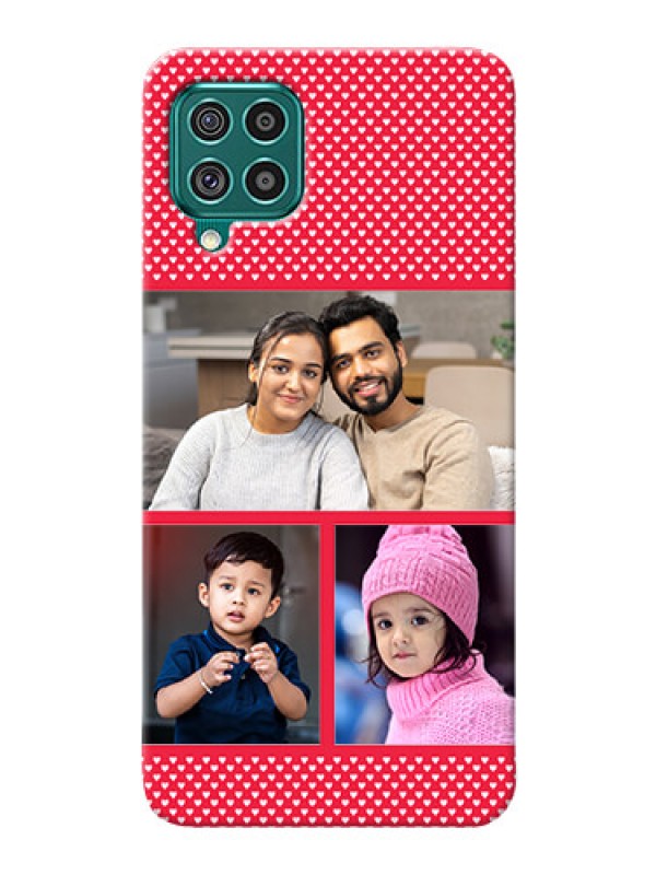 Custom Galaxy F62 mobile back covers online: Bulk Pic Upload Design